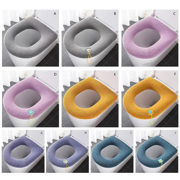 toilet seat covers o-shape bidet cover washable bathroom accessories knitting pure color soft winter warmer mat pad cushion
toilet seat covers o-shape bidet cover washable bathroom accessories knitting pure color soft winter warmer mat pad cushion