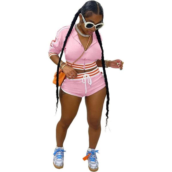 women's tracksuits woman 2 piece sets 2021 sportswear tracksuit short set women zipper v hooded neck long sleeve hoodie jacket crop sho, Gray
women's tracksuits woman 2 piece sets 2021 sportswear tracksuit short set women zipper v hooded neck long sleeve hoodie jacket crop sho, Gray