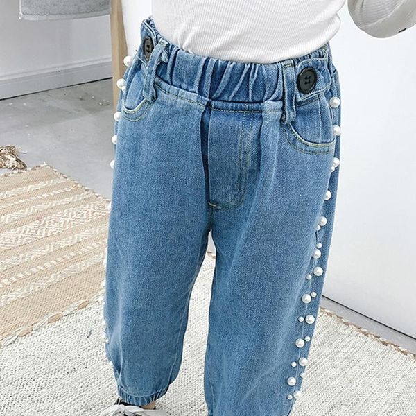 jeans bear leader autumn winter baby boys girls pearl pants 2021 korean denim kids clothes long cowboy cotton toddler trousers 1-6y, Blue
jeans bear leader autumn winter baby boys girls pearl pants 2021 korean denim kids clothes long cowboy cotton toddler trousers 1-6y, Blue