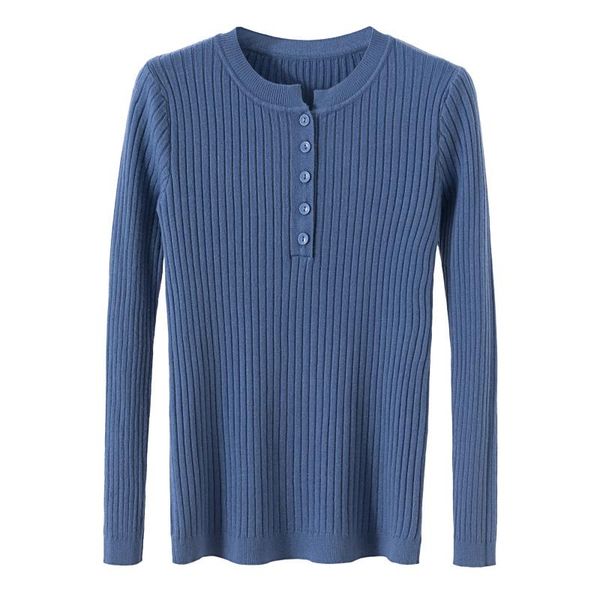 women's sweaters g1257 2021 spring autumn women fashion slim short section round collar long sleeve button knit sweater wholesale, White;black
women's sweaters g1257 2021 spring autumn women fashion slim short section round collar long sleeve button knit sweater wholesale, White;black