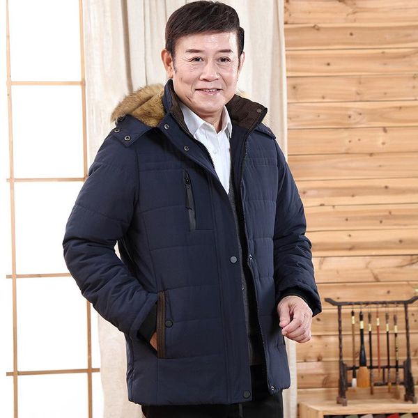 men's jackets 2021 winter cotton padded jacket thickened middle-aged and cold hooded, Black;brown
men's jackets 2021 winter cotton padded jacket thickened middle-aged and cold hooded, Black;brown