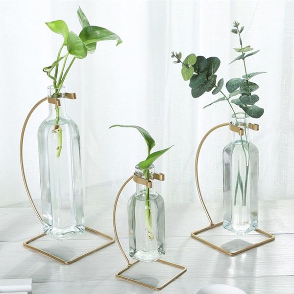 metal flower stand transparent glass vase simple hydroponic ornaments home decoration accessories indoor gardening decor vases
metal flower stand transparent glass vase simple hydroponic ornaments home decoration accessories indoor gardening decor vases