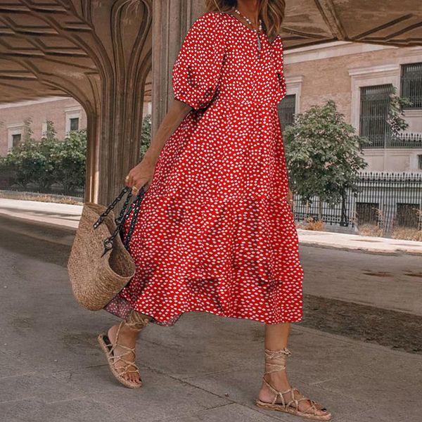 party dresses vintage plus sized for women summer loose casual maxi dress o neck half sleeve fashion holiday printed clothes 5xl, White;black
party dresses vintage plus sized for women summer loose casual maxi dress o neck half sleeve fashion holiday printed clothes 5xl, White;black