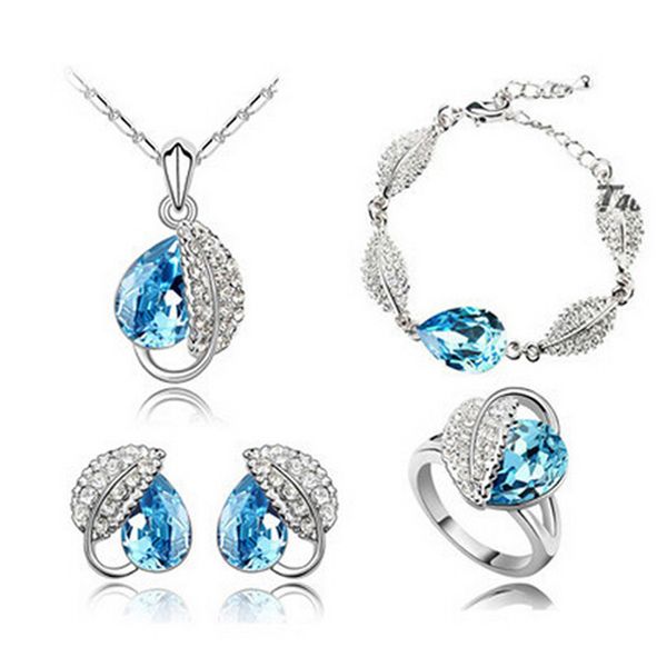 high grade full diamond crystal necklace earrings bracelets rings sets austria crystal pendant jewelry sets for women 4172, Slivery;golden
high grade full diamond crystal necklace earrings bracelets rings sets austria crystal pendant jewelry sets for women 4172, Slivery;golden