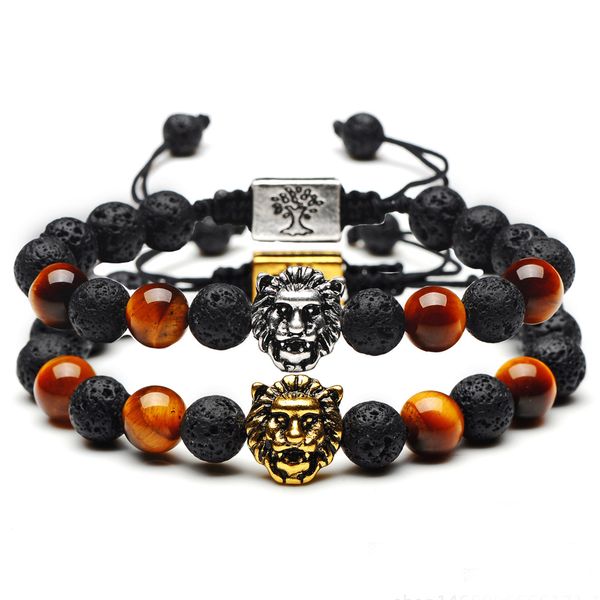 handmade 2017 lava bracelets lion head beads rope lion charm weave bracelet men women yoga jewelry bracelets bangles d237s, Black
handmade 2017 lava bracelets lion head beads rope lion charm weave bracelet men women yoga jewelry bracelets bangles d237s, Black