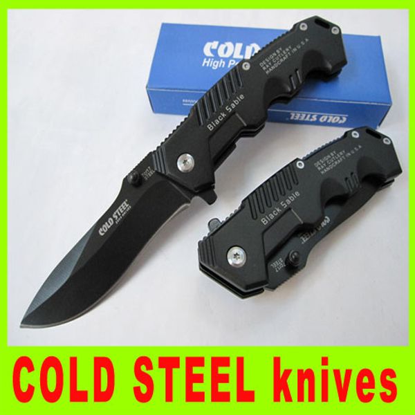 Black Cold Steel Folding Knife With Retail Paper Box Hunting Knives survival knife cutting knife best christmas gift 534L
Black Cold Steel Folding Knife With Retail Paper Box Hunting Knives survival knife cutting knife best christmas gift 534L