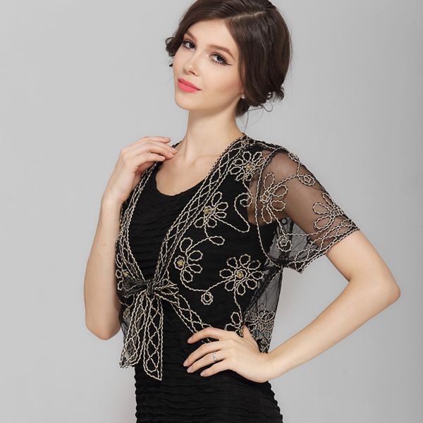 wholesale- new 2015 summer wild perspective small shawl chiffon lace cardigan gauze lacing boleros fashion womens clothing ing, Black;brown
wholesale- new 2015 summer wild perspective small shawl chiffon lace cardigan gauze lacing boleros fashion womens clothing ing, Black;brown