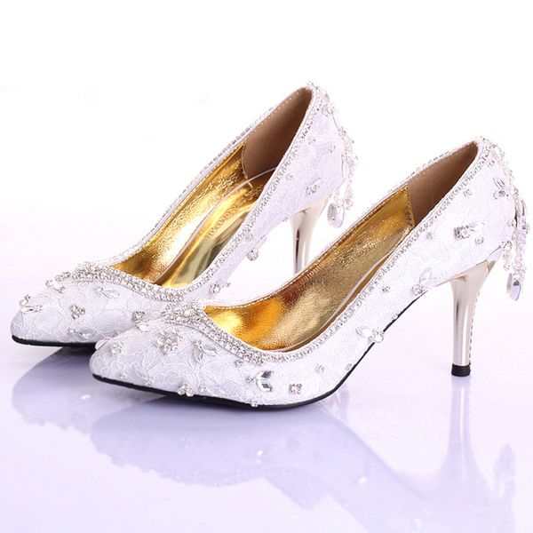 Белая кружева Rhinestone Bridal Shoes Pointed Toe Stiletto Heel Handmade Bridesmaid Shoes Red 7cm Средняя пятка Performance S
Белая кружева Rhinestone Bridal Shoes Pointed Toe Stiletto Heel Handmade Bridesmaid Shoes Red 7cm Средняя пятка Performance S