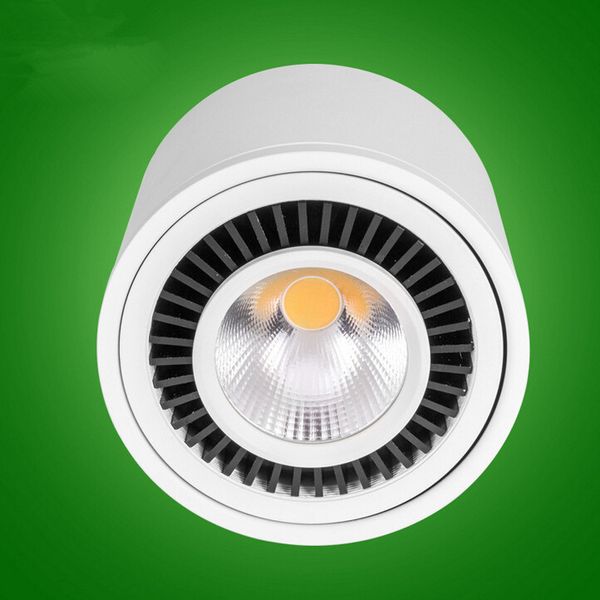 dimmable 7w/10w/15w led down lamp ac85-265v spot light with led driver white/warm white/cold white
