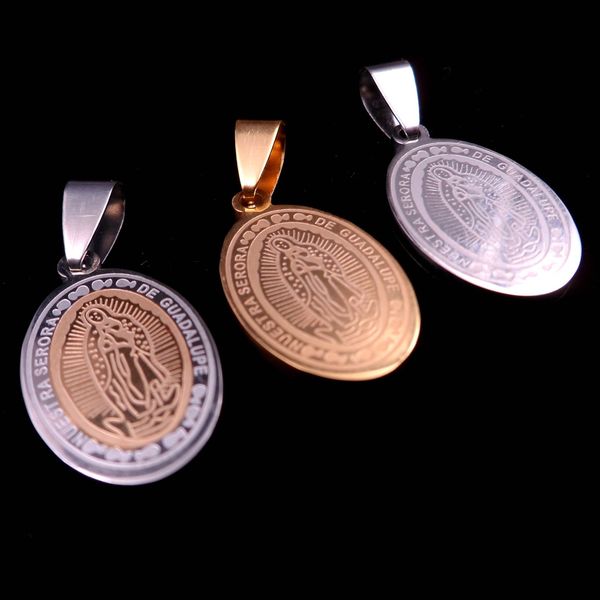 spain de guadalupe basque nuestra serora our lady small pendants necklace charm stainless steel 3 tone optional, Silver
spain de guadalupe basque nuestra serora our lady small pendants necklace charm stainless steel 3 tone optional, Silver