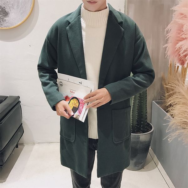 wholesale- 2017 winter/autumn men's long woollen fabric coat fashion trends pure color jacket men keep warm windbreaker -3xl, Tan;black
wholesale- 2017 winter/autumn men's long woollen fabric coat fashion trends pure color jacket men keep warm windbreaker -3xl, Tan;black