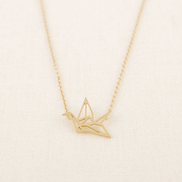 5pcs gold silver origami crane necklace paper crane necklace tiny little swallow baby bird necklaces jewelry for women
5pcs gold silver origami crane necklace paper crane necklace tiny little swallow baby bird necklaces jewelry for women
