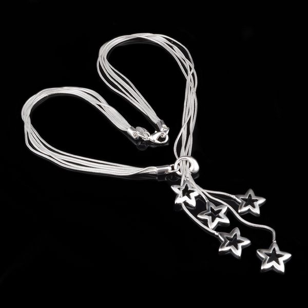 promoti925 silver chain necklace christmas fashion 925 silver hollow 5 pointed star necklace jewelry 1355
promoti925 silver chain necklace christmas fashion 925 silver hollow 5 pointed star necklace jewelry 1355