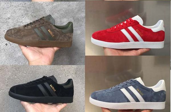 Новые приходят замша Газель Мужчины Женщины Повседневная обувь высокого качеств
Новые приходят замша Газель Мужчины Женщины Повседневная обувь высокого качеств