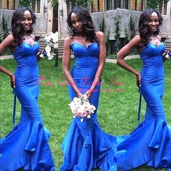 elegant royal blue satin mermaid evening dresses 2016 sweep train ruffles formal prom dresses party evening gowns custom made bo8009, Black;red
elegant royal blue satin mermaid evening dresses 2016 sweep train ruffles formal prom dresses party evening gowns custom made bo8009, Black;red