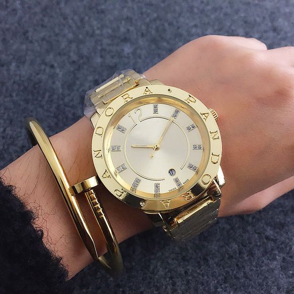 fashion brand women's girls style stainless steel band quartz wrist watch p26, Slivery;brown
fashion brand women's girls style stainless steel band quartz wrist watch p26, Slivery;brown