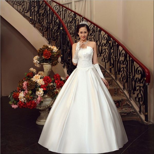 brand new satin wedding dresses with bow white/ivory ball gown romantic princess formal dress elegant bridal gown
brand new satin wedding dresses with bow white/ivory ball gown romantic princess formal dress elegant bridal gown