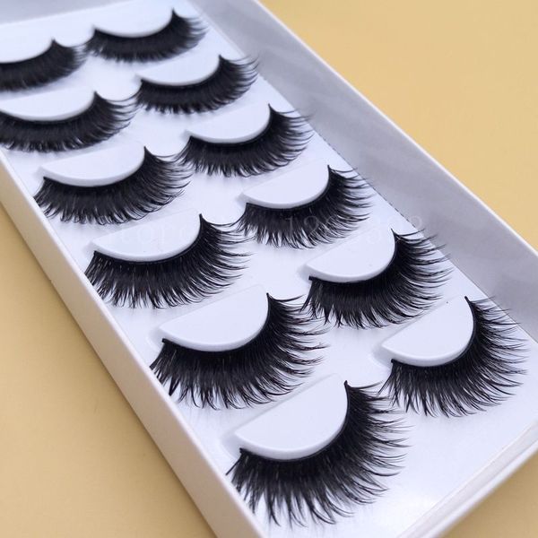 1 box 6 pairs fashion thick false eyelashes high-quality fiber natural lashes black terrier eyelashes woman makeup eyelashes
1 box 6 pairs fashion thick false eyelashes high-quality fiber natural lashes black terrier eyelashes woman makeup eyelashes