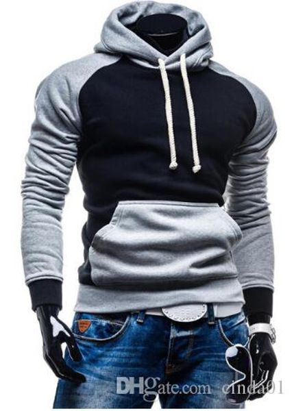 2017 autumn fashion contract color hoodies sweatshirts men outerwear hoodies splicing clothing men professional suit xxl, Black
2017 autumn fashion contract color hoodies sweatshirts men outerwear hoodies splicing clothing men professional suit xxl, Black
