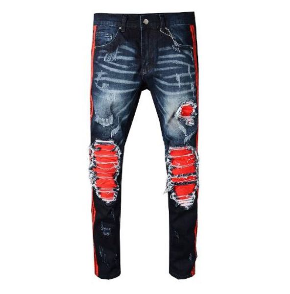 applique ripped men's pants vintage distrressed cargo famous motorcycle hombre hiphop jeans vaqueros popular zipper men's bhjud, Black
applique ripped men's pants vintage distrressed cargo famous motorcycle hombre hiphop jeans vaqueros popular zipper men's bhjud, Black
