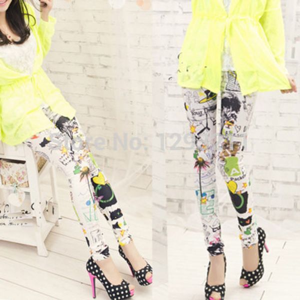 wholesale-fashion womens floral sunflower leggings high waist stretch pants selling, Black;white
wholesale-fashion womens floral sunflower leggings high waist stretch pants selling, Black;white