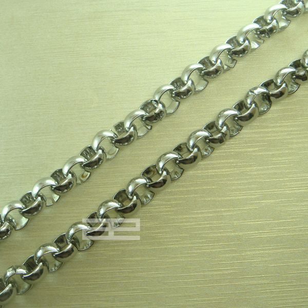 men's 9k 9ct gold filled 59cm lenght 9mm width cool chain necklace n200, Silver
men's 9k 9ct gold filled 59cm lenght 9mm width cool chain necklace n200, Silver