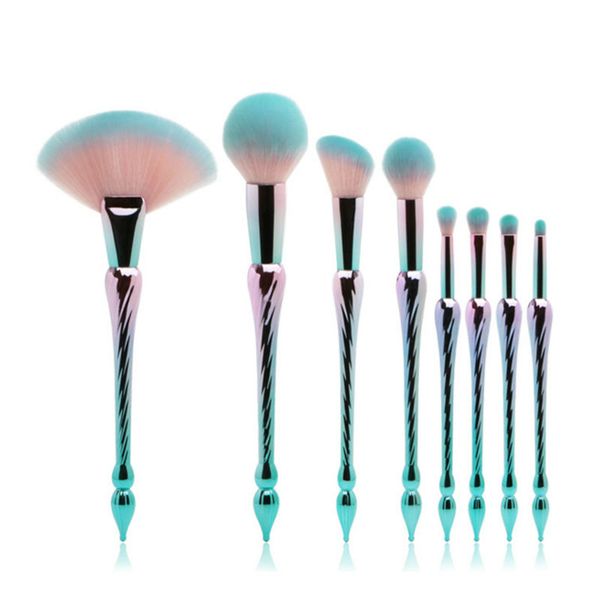 8 pcs makeup brushes opp bag foundation powder diamond professional makeup brush set brush tools
8 pcs makeup brushes opp bag foundation powder diamond professional makeup brush set brush tools