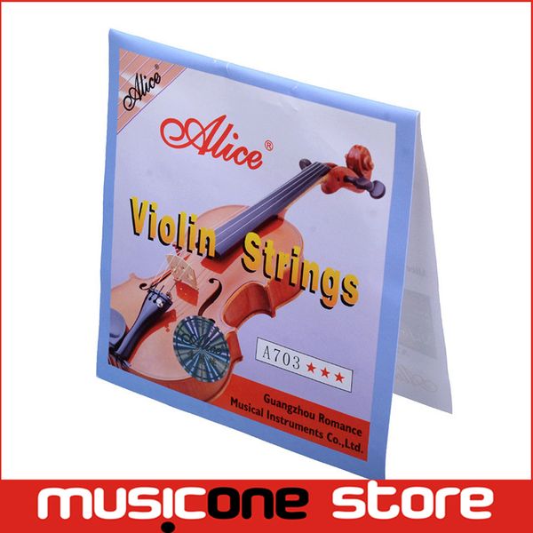 Alice A703 Violin Strings Steel Core Super Light Set for 1/8 4/4 Size Violin 4pcs/set Top Quality MU0259-T
Alice A703 Violin Strings Steel Core Super Light Set for 1/8 4/4 Size Violin 4pcs/set Top Quality MU0259-T