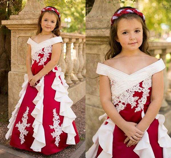 beautiful 2020 girl' pageant dress applique kids formal wear princess ball gown girl' dresses, White;red
beautiful 2020 girl' pageant dress applique kids formal wear princess ball gown girl' dresses, White;red