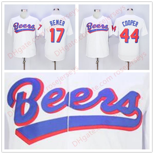 mens the baseketball beers movie #44 joe coop cooper button down white retro 17 doug remer film collection baseball stitched jerseys 4xl, Blue;black
mens the baseketball beers movie #44 joe coop cooper button down white retro 17 doug remer film collection baseball stitched jerseys 4xl, Blue;black