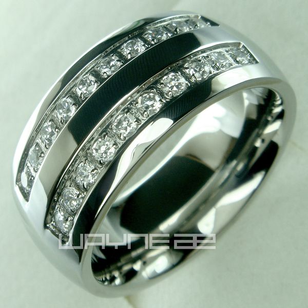 his mens stainless steel solid ring band wedding engagment ring size from 8 9 10 11 12 13 14 15, Silver
his mens stainless steel solid ring band wedding engagment ring size from 8 9 10 11 12 13 14 15, Silver
