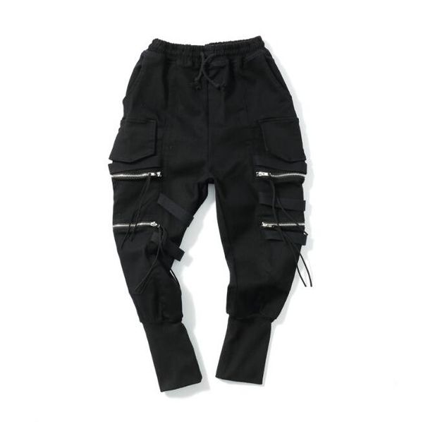 men pencil pants harem black cargo pants pockets design zipper elastic waist fashion casual trousers clothing
men pencil pants harem black cargo pants pockets design zipper elastic waist fashion casual trousers clothing