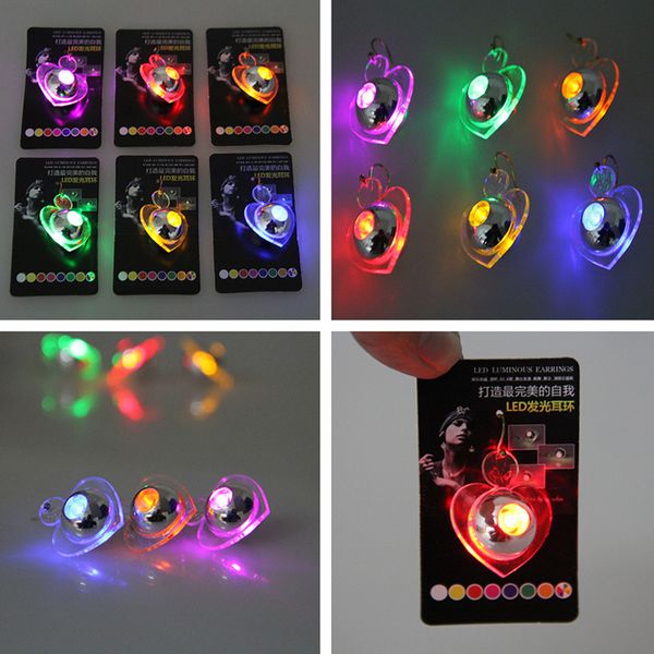 christmas party led earrings light up round butterfly heart shaped fashion shiny eardrop flashing earrings many color for your choose, Silver
christmas party led earrings light up round butterfly heart shaped fashion shiny eardrop flashing earrings many color for your choose, Silver