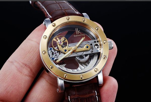 ik new brand waterproof men hollow 50m style engraving leather mechanical watch wristwatch vintage skeleton watch automatic amhbm, Slivery;brown
ik new brand waterproof men hollow 50m style engraving leather mechanical watch wristwatch vintage skeleton watch automatic amhbm, Slivery;brown