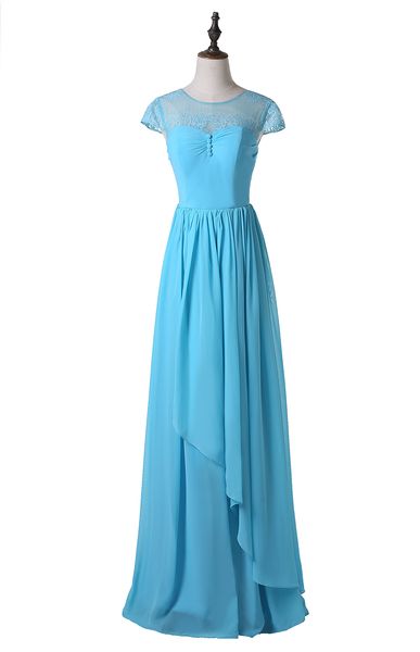 real p 2019 prom dresses cap sleeve jewel neck long blue lace chiffon party gowns zipper back custom made p178, Black
real p 2019 prom dresses cap sleeve jewel neck long blue lace chiffon party gowns zipper back custom made p178, Black