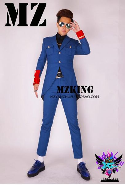 male singer in europe and the fashionable nightclub in the korean version runway looks sapphire blue wool uniforms. s - 6 xl, Black;red
male singer in europe and the fashionable nightclub in the korean version runway looks sapphire blue wool uniforms. s - 6 xl, Black;red