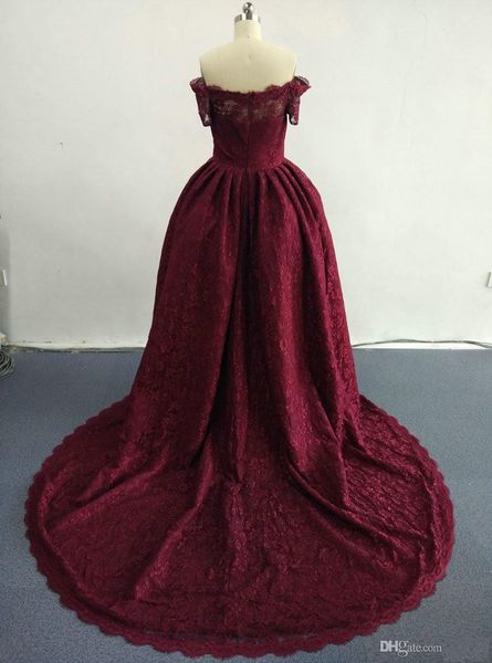 2020 new ball-gown wine red lace evening dresses with boat neckline floor length sweep train party prom gowns 417, Black;red
2020 new ball-gown wine red lace evening dresses with boat neckline floor length sweep train party prom gowns 417, Black;red