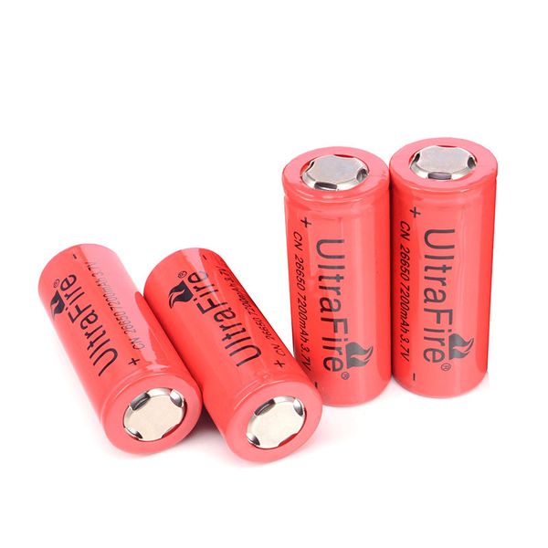 UltraFire Batteries Rechargeable Li-ion Battery 26650 7200mAh 3.7 volt with Long Operative Life & High Capacity For Flashlight
UltraFire Batteries Rechargeable Li-ion Battery 26650 7200mAh 3.7 volt with Long Operative Life & High Capacity For Flashlight