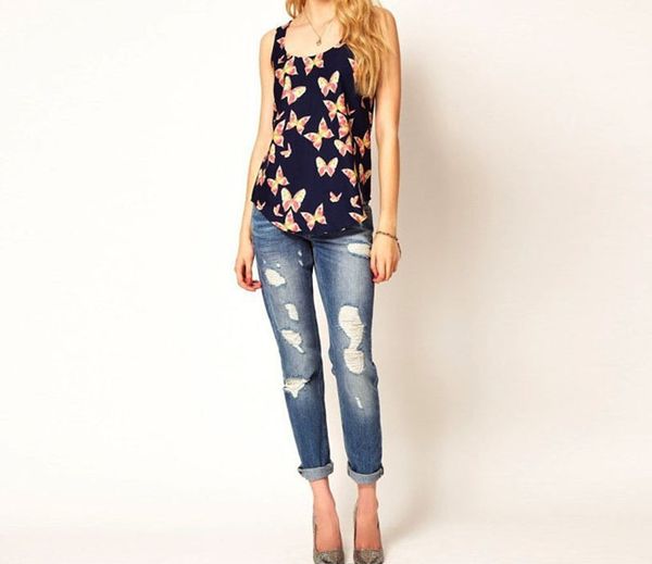 fashion butterfly tank casual chiffon blouse women girls lady casual sweet shirt tank blusas 2015 wholesale ing, White
fashion butterfly tank casual chiffon blouse women girls lady casual sweet shirt tank blusas 2015 wholesale ing, White