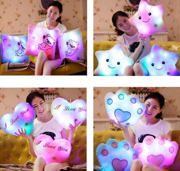 40cm plush toys decorative 7 color flashing led light plush smiling star face cushion pillow bolster christmas
40cm plush toys decorative 7 color flashing led light plush smiling star face cushion pillow bolster christmas