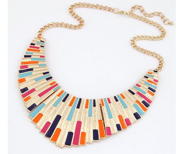 amazing deals fashion selling colorful enamel big bib statement collar necklace christmas gifts for women, Silver
amazing deals fashion selling colorful enamel big bib statement collar necklace christmas gifts for women, Silver