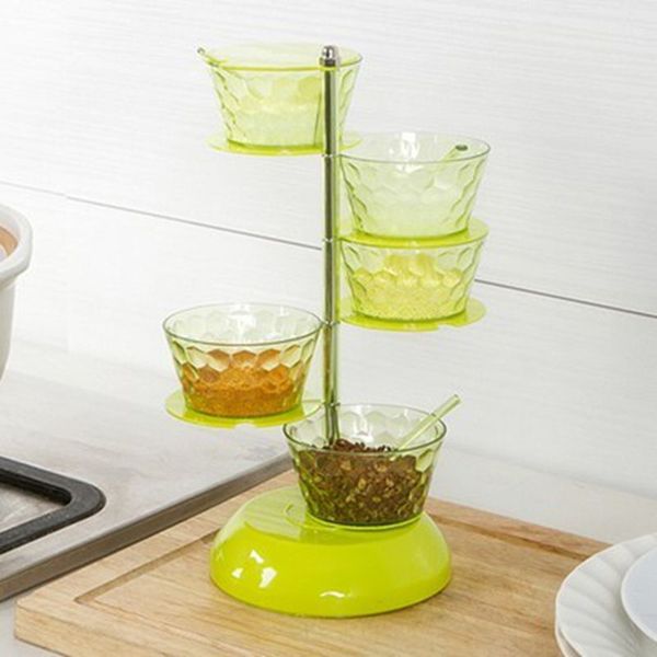 wholesale- crystal seasoning box new fashion 4 layer 360 degrees can be rotated kitchen jar with a spoon 3 transparent colors
wholesale- crystal seasoning box new fashion 4 layer 360 degrees can be rotated kitchen jar with a spoon 3 transparent colors