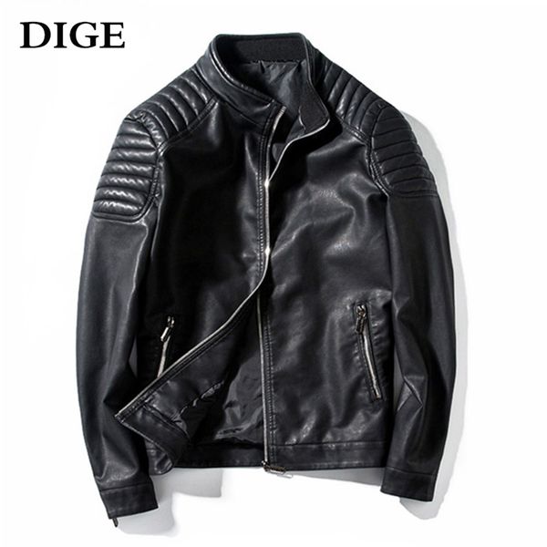 Wholesale- 2016 New Arrival Leather & Suede Jackets Men's Jacket Outwear Men's Coats Spring Autumn PU Jacket De Couro Coat Size M-4XL B0151
Wholesale- 2016 New Arrival Leather & Suede Jackets Men's Jacket Outwear Men's Coats Spring Autumn PU Jacket De Couro Coat Size M-4XL B0151