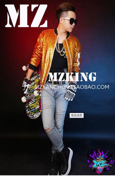 мужская мода певца ослепляет цветные яркие золотые шоу бейсбольного клуба в корейской версии в костюмах куртки пальто. s-6 xl, Black;red
мужская мода певца ослепляет цветные яркие золотые шоу бейсбольного клуба в корейской версии в костюмах куртки пальто. s-6 xl, Black;red