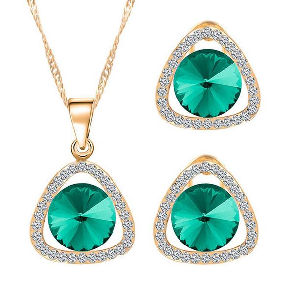 crystal jewelry sets for women triangular shape necklace earrings sets sales jewelry set 32m40, Silver
crystal jewelry sets for women triangular shape necklace earrings sets sales jewelry set 32m40, Silver