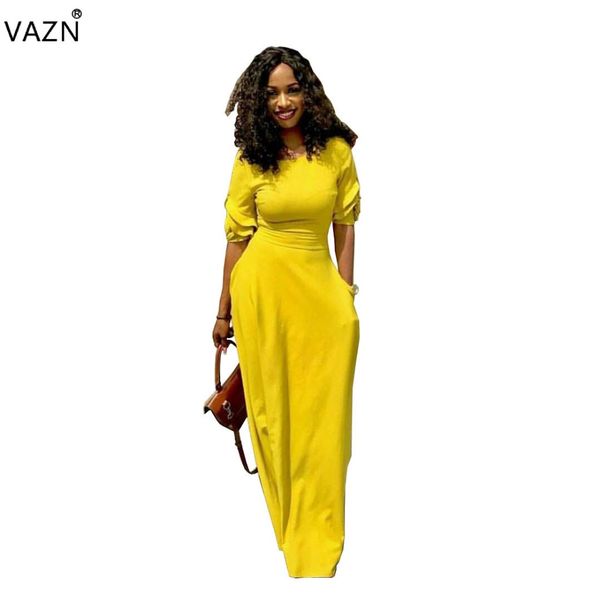 vazn 2018 new design bandage dress half sleeve maxi long dress o-neck casual dress ts703 q1118, Black;gray
vazn 2018 new design bandage dress half sleeve maxi long dress o-neck casual dress ts703 q1118, Black;gray