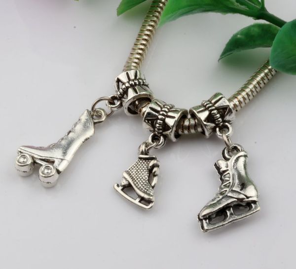 150pcs fashion antique silver zinc alloy mixed 3d roller skates charms dangle beads fit charm bracelets diy jewelry, Bronze;silver
150pcs fashion antique silver zinc alloy mixed 3d roller skates charms dangle beads fit charm bracelets diy jewelry, Bronze;silver
