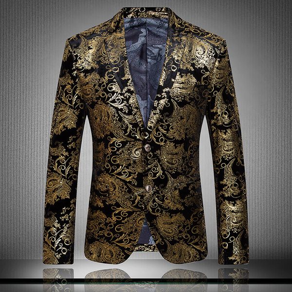 wholesale-men's business casual suit jacket new popular gold foil stamping golden suit two button suit blazer men, White;black
wholesale-men's business casual suit jacket new popular gold foil stamping golden suit two button suit blazer men, White;black