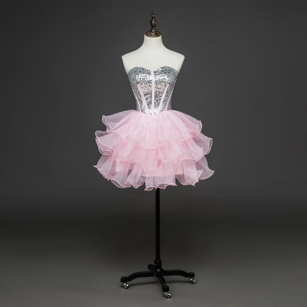 ruffled ball gown sweetheart beaded crystal prom homecoming dress short 2019 elegant prom gowns lace up 100% real p, Blue;pink
ruffled ball gown sweetheart beaded crystal prom homecoming dress short 2019 elegant prom gowns lace up 100% real p, Blue;pink