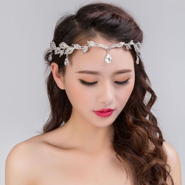 classic teardrop bridal forhead - bridal hair piece, rhinestone decorated handmade wedding hair band bridal hair accessories, Slivery;golden
classic teardrop bridal forhead - bridal hair piece, rhinestone decorated handmade wedding hair band bridal hair accessories, Slivery;golden